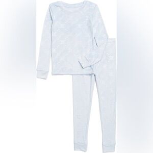 Juicy Couture Kids' Logo Embossed Plush Velvet Fitted 2-Pc Pajamas, 4T, NWT